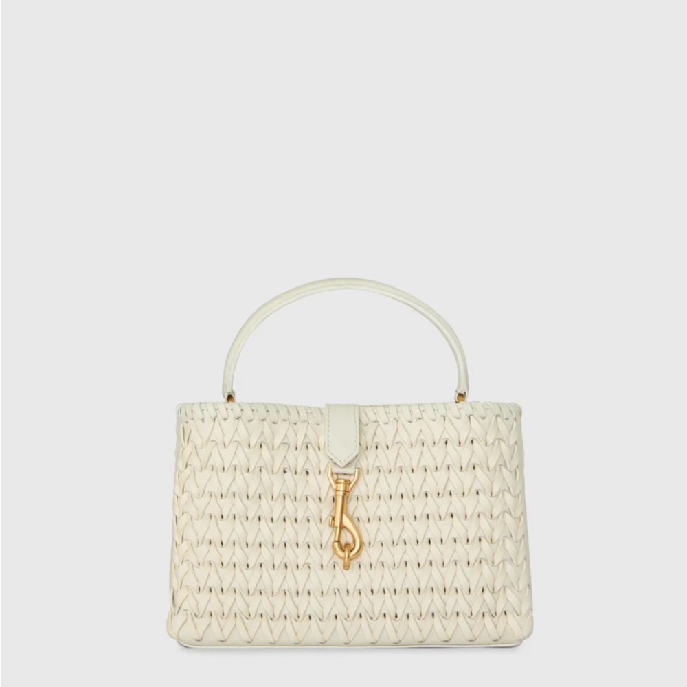 Rebecca Minkoff Megan Woven Top Handle